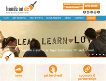 Tablet Screenshot of handsondc.org